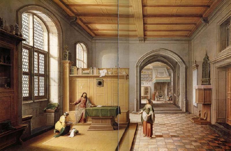 Harmen van Steenwyck Jesus chez Marthe et Marie oil painting image